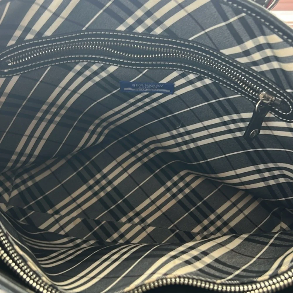 Good used Burberry  Blue Label tote black bag